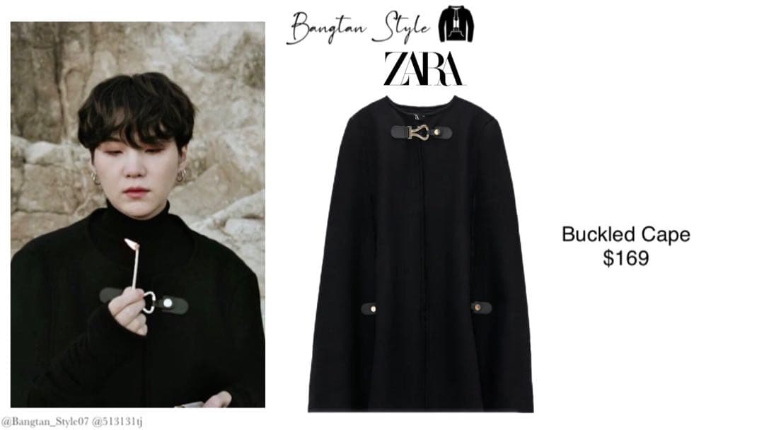 完売品】ZARA バックル付きケープコート - メルカリ