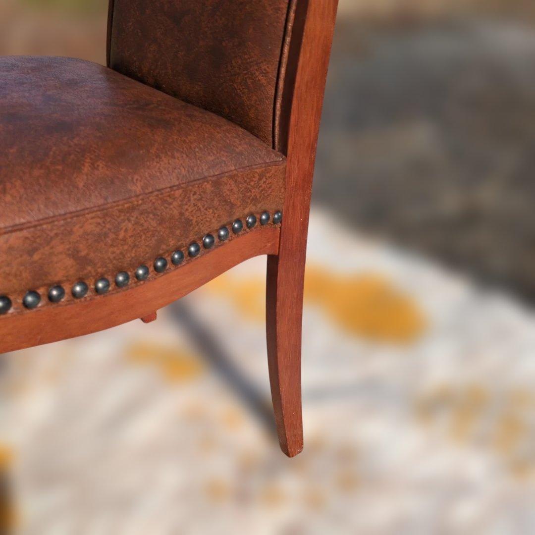 maruni マルニ ダイニングチェア ベルサイユ猫脚 籐 ハイバック④/④