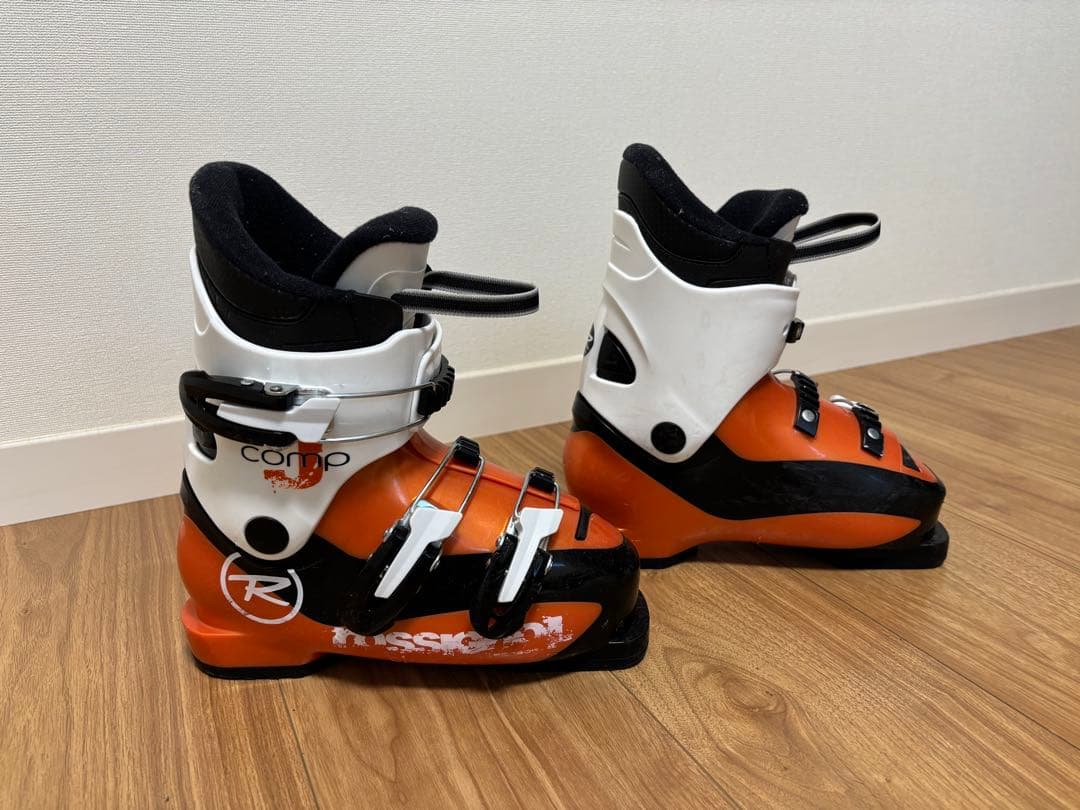 ロシニョールジュニア用スキーセット スキー110cm／ブーツ20.5cm