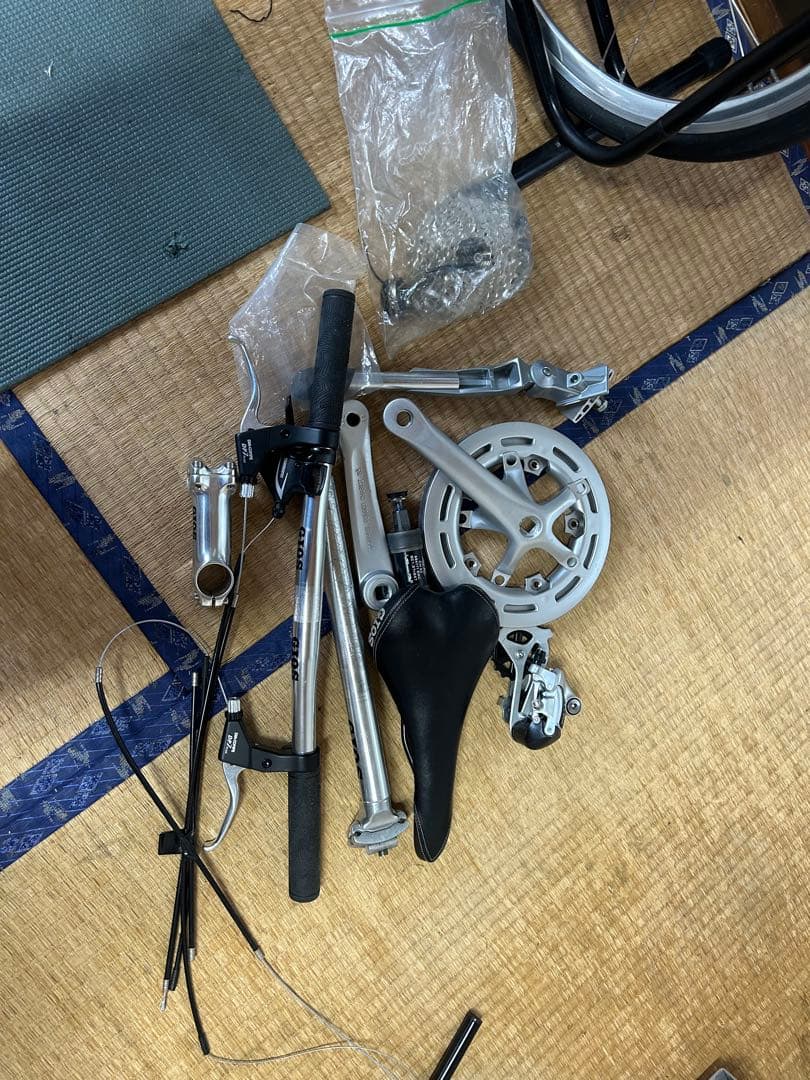 GIOS MIGNONフレームと純正コンポ 韋駄天ホイール。 - メルカリ