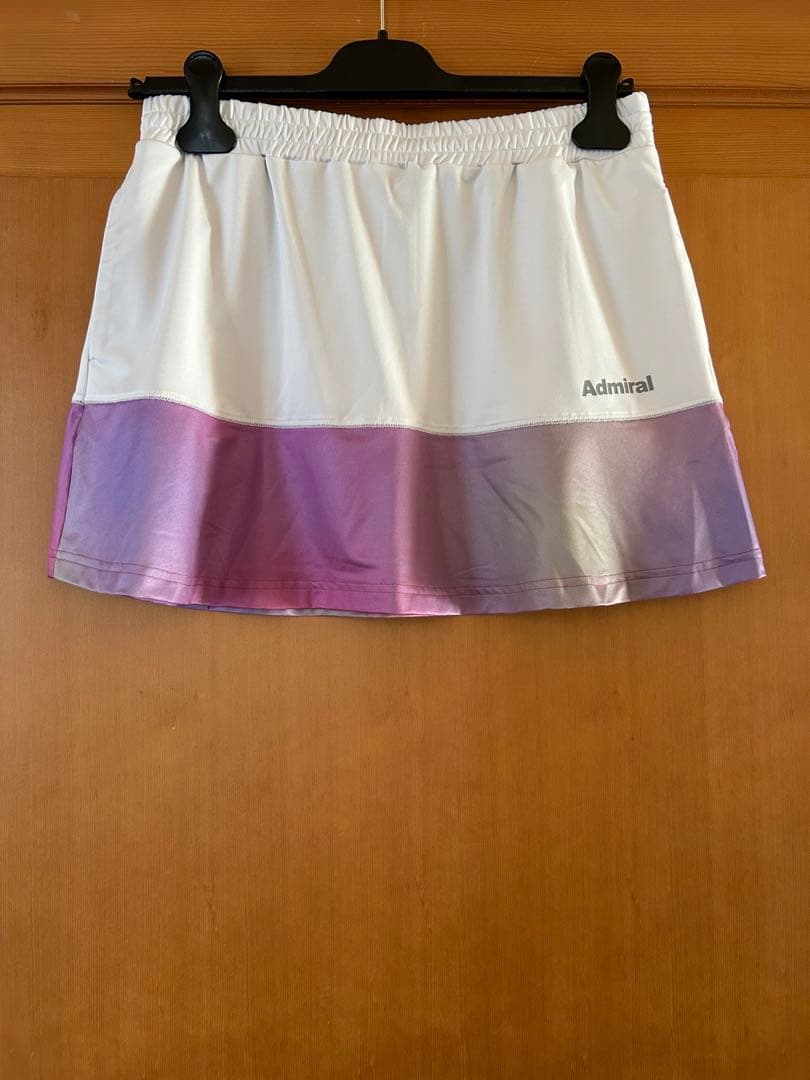 ☆お買得☆Admiral テニススコートセット ホワイト・ピンク Mサイズ