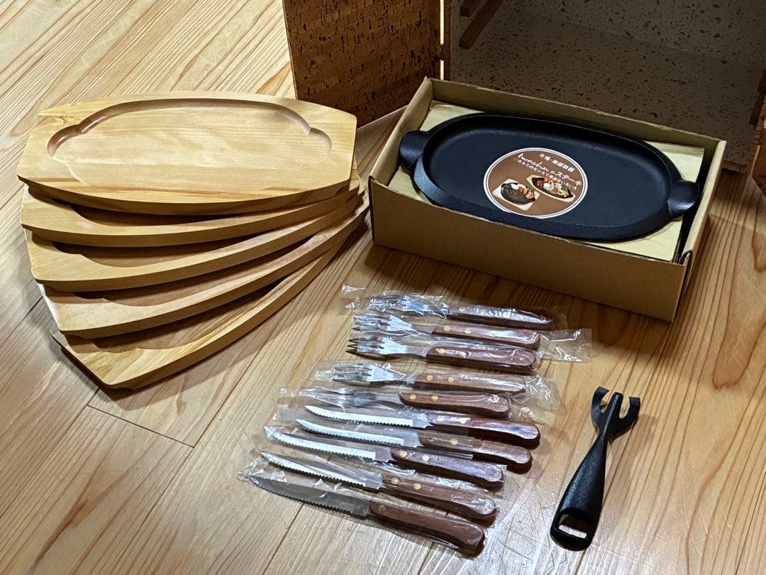 新品未使用】岩鋳 IWACHU 南部鉄器 ステーキ皿 5枚セット - メルカリ