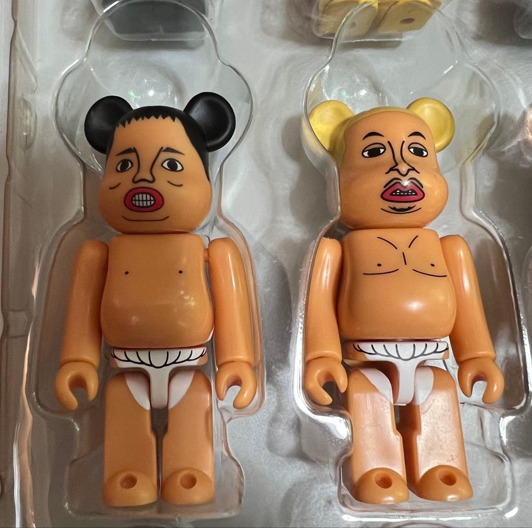 ベアブリック 水曜日のダウンタウン 松ちゃん 濱ちゃん フィギュア