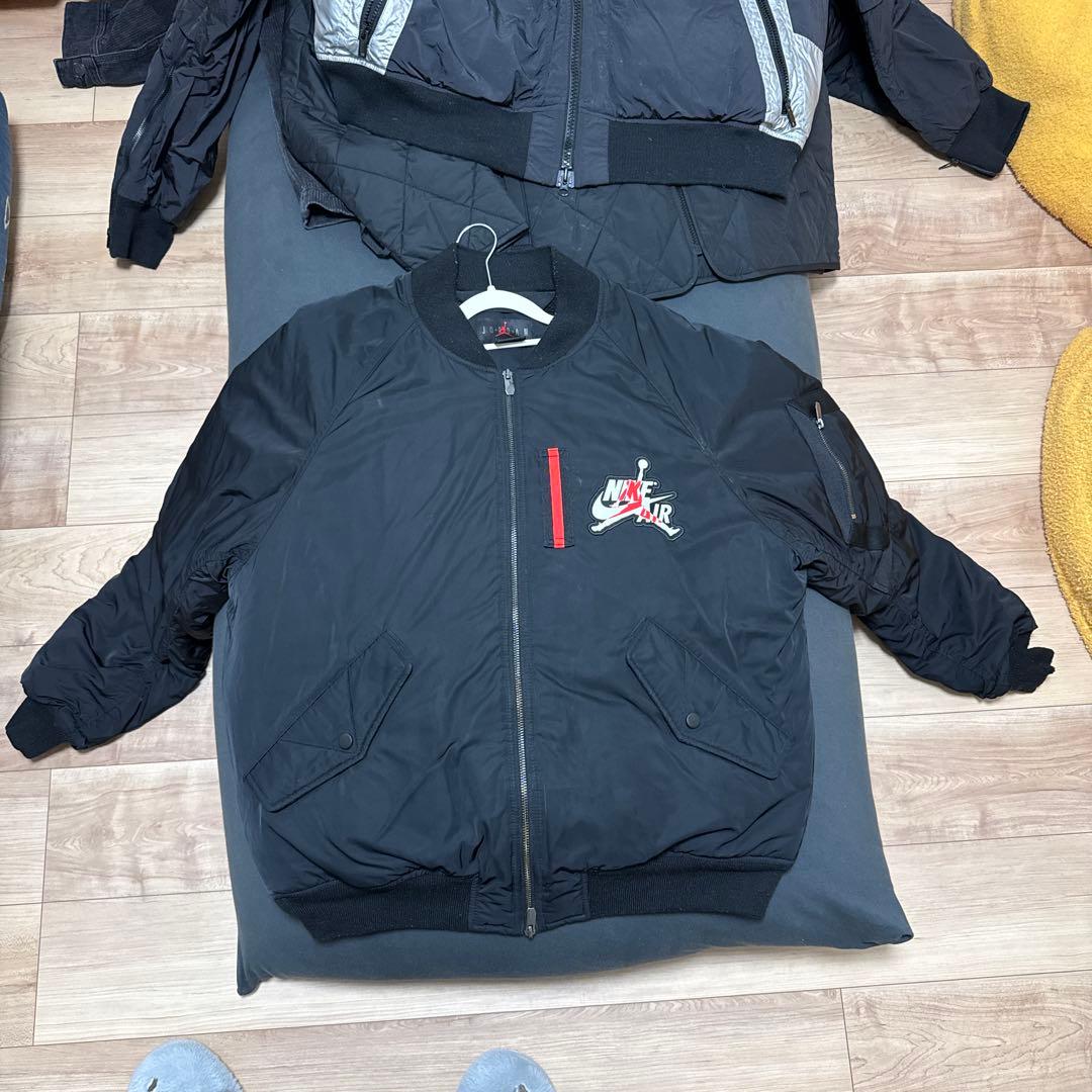 Jordan ブラック MA-1ジャケット XL NIKE AIR JORDAN WINGS MA-1 BOMBER JACKET 2XL BLACK 23 ENGINEERED