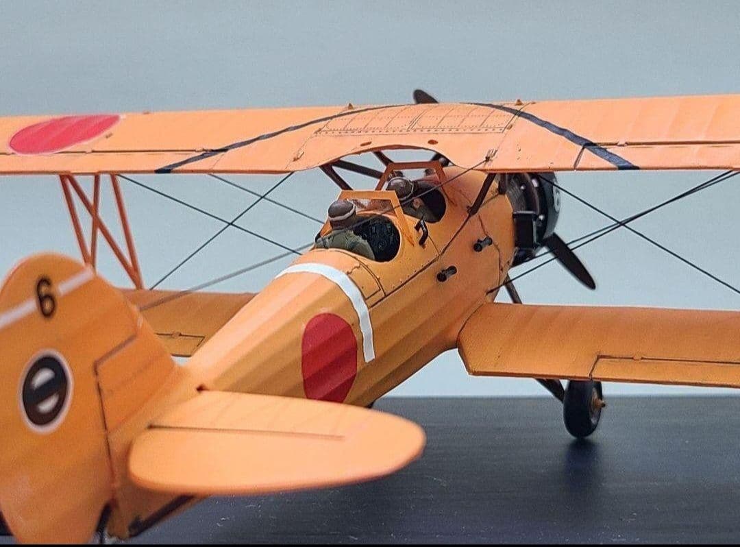tomoya様専用 九五式中間練習機(赤とんぼ) リアルモーターライズ完成品