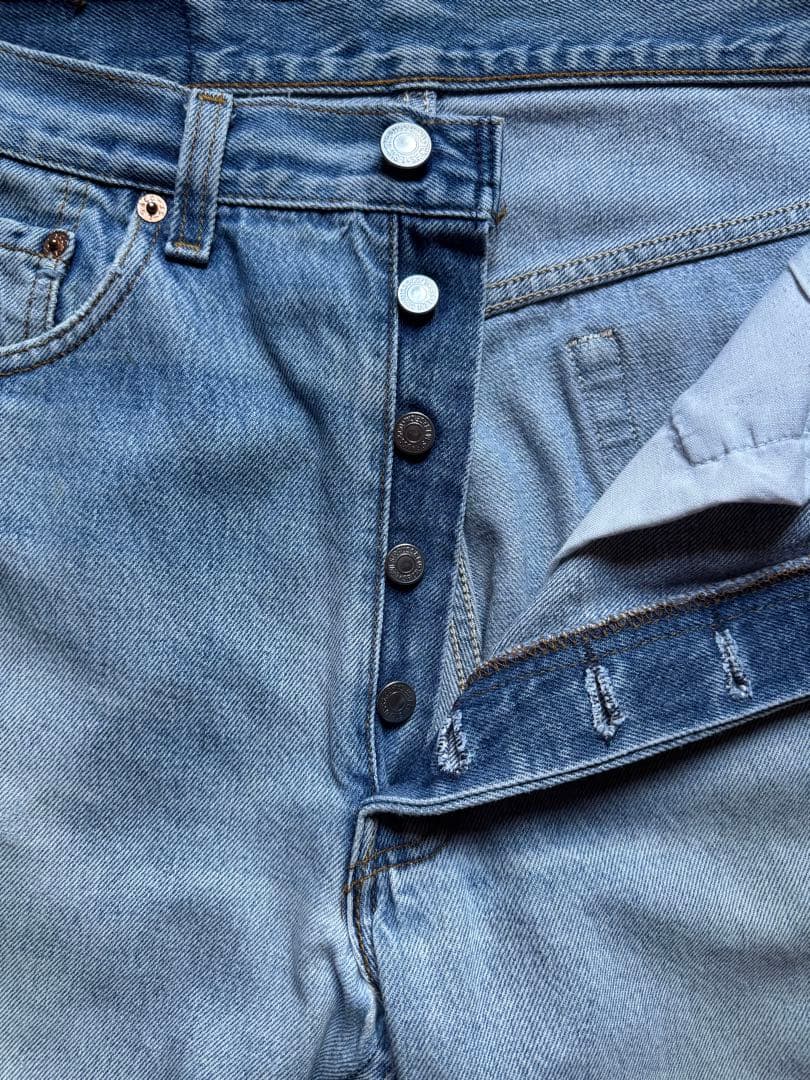 90s】Levi's 501xx USA製 赤文字 グランジ ダメージ W34