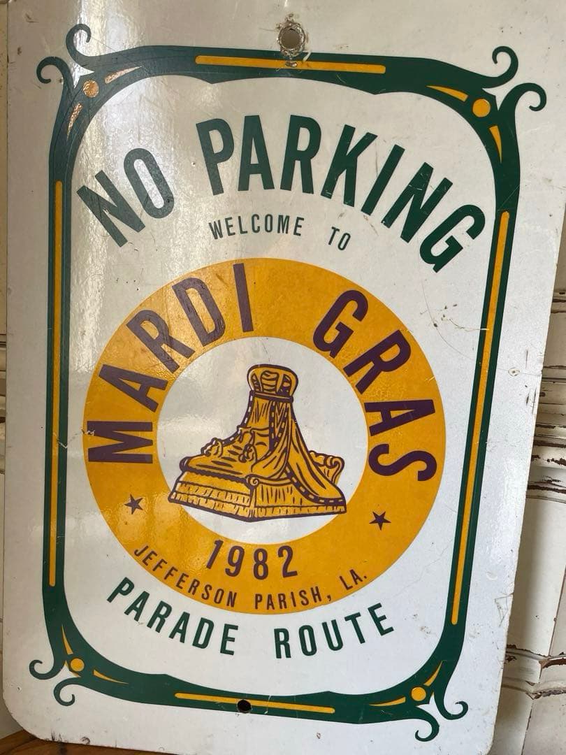 アンティーク　メタル　サイン　プレート　看板　感謝祭　NO PARKING レア アイアン サイン おしゃれ パーキング 看板 レトロ アンティーク調