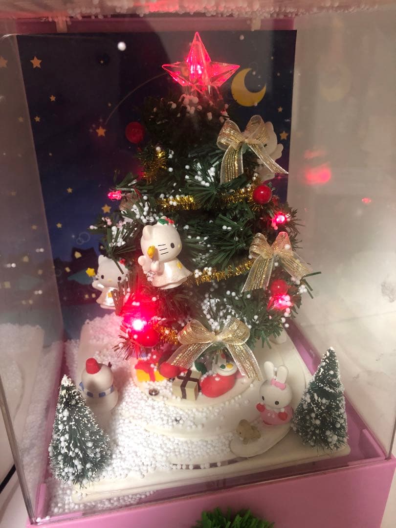 CHERYCO ハローキティー Hello Kitty 雪ふるクリスマスツリー