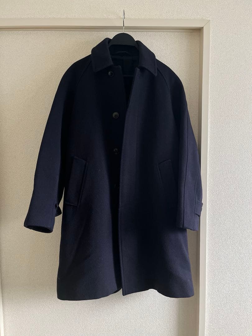 comoli メルトンコート ネイビー サイズ0 COMOLI CAVALIER MELTON COAT - 1LDK annex