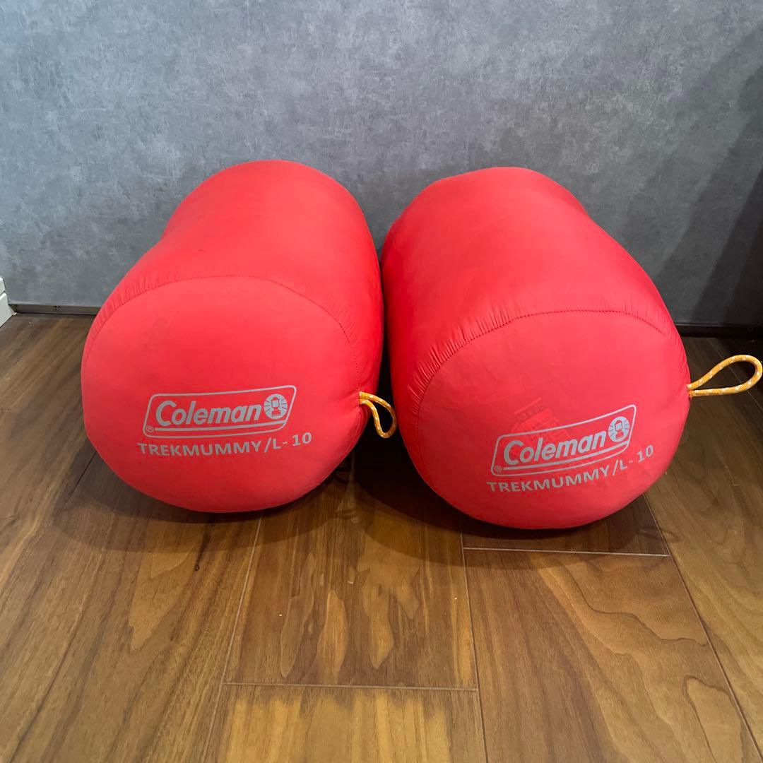 Coleman トレックマミー L-10 寝袋 シュラフ 2つセット