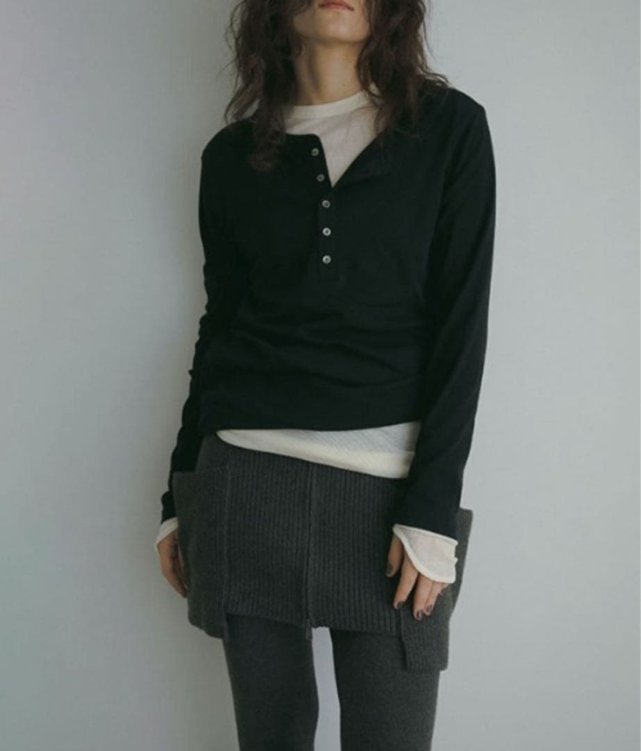 ETRE TOKYO Wジップニットミニスカート - メルカリ