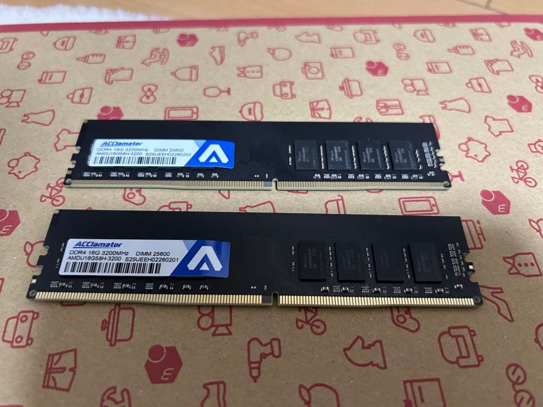 ACClamator DDR4 3200 32GB (2 x 16GB)メモリ オンライン シ