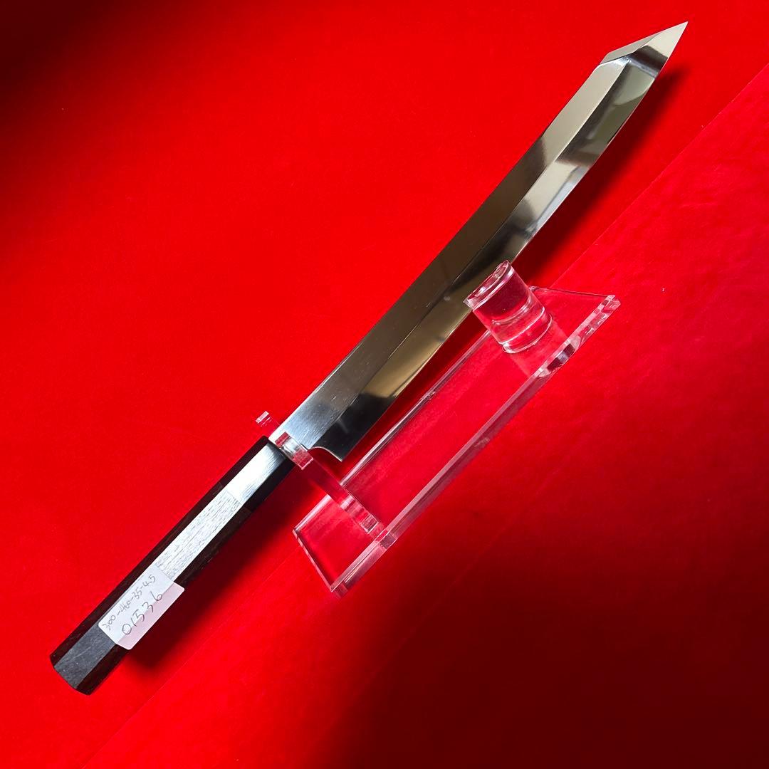 包丁　剣型切付　尺　鏡面仕上げ　切味抜群　箱付未使用品 楽天市場】出刃包丁 尺（刃渡り300mm）通常鏡面仕上げ 本刃付け 刺身