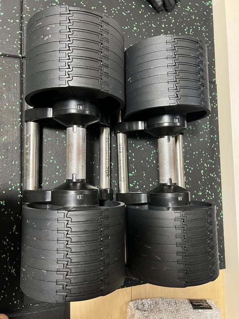 ア*ス様 可変式ダンベル 32kg ×2個セット｜引き取り限定｜使用感あり DB32｜家庭用・準業務用アジャスタブルダンベル【可変式ダンベル