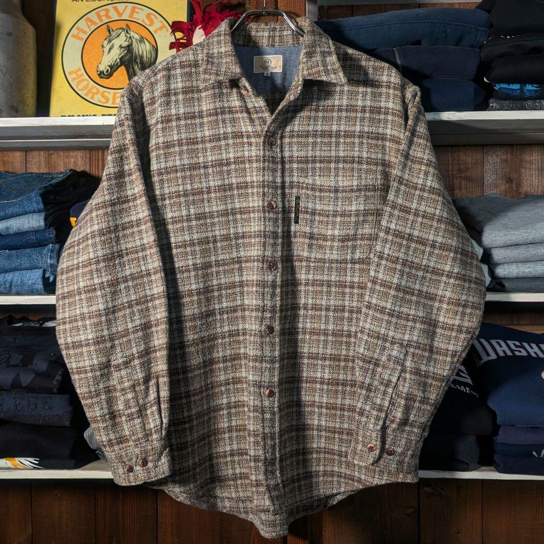 90s　常田大輝　ビックシルエット　ヘビーネルシャツ　チェック柄　ブラウン 2026年最新】Yahoo!オークション -常田(ファッション)の中古品・新品