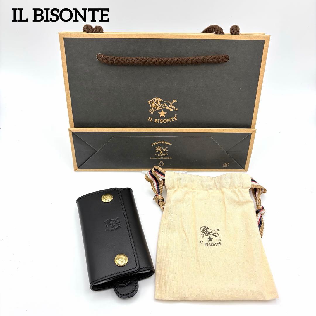 【新品未使用】IL BISONTE イルビゾンテ キーケース レザー ブラック IL BISONTE（イルビゾンテ） キーケース IL BISONTE / ORIGINAL