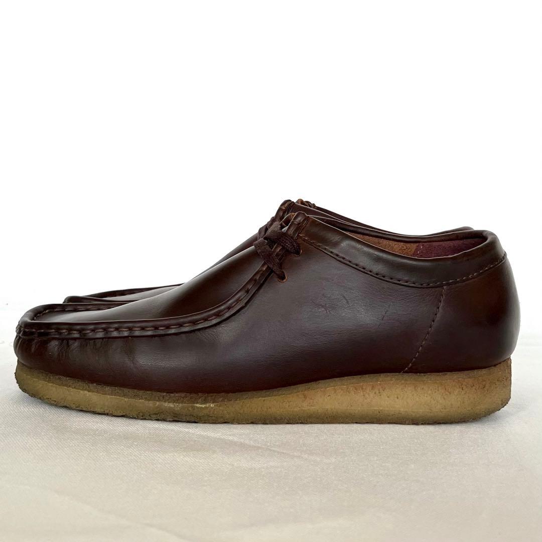箱付き美品】Clarks クラークス ワラビー ブラウンレザー 26cm - メルカリ