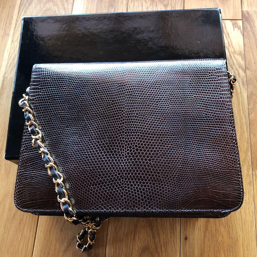 シャネル ヴィンテージ 希少リザード バッグ - メルカリ