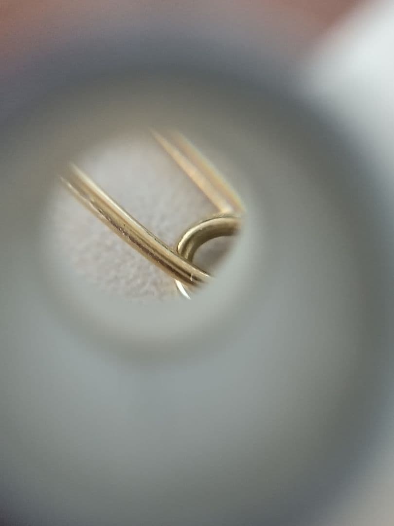 18金 750 K18 YG パーツ コマ 0.7g