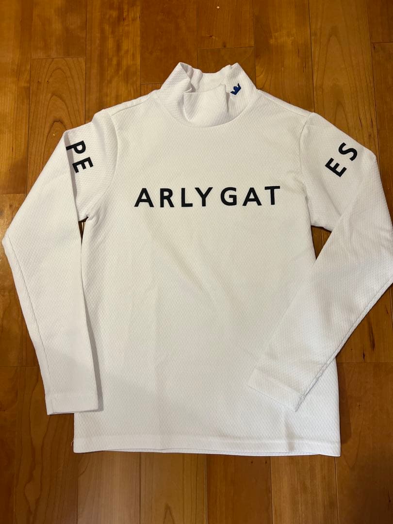 パーリーゲイツ 長袖ハイネックシャツ ホワイト PEARLY GATES（パーリーゲイツ） 【美品】パーリーゲイツ 長袖