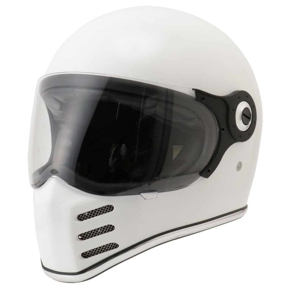 RIDEZ フルフェイス ヘルメット ホワイト マット M スモークシールド バイク用フルフェイスヘルメットRIDEZ X HELMET OFF WHITE | バイク