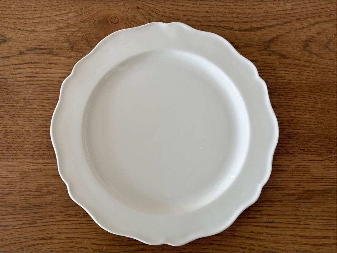 石川隆児 新品 未使用 Flower rim Plate ホワイト 2枚