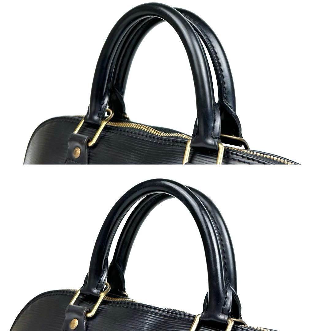 美品 ルイヴィトン エピ アルマPM ハンドバッグ M52142 黒 レザー