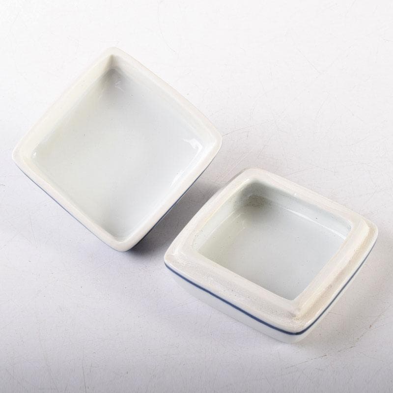 茶道具 京焼 御室窯造 染付 隅田川 香合 共箱 V 7962 - メルカリ