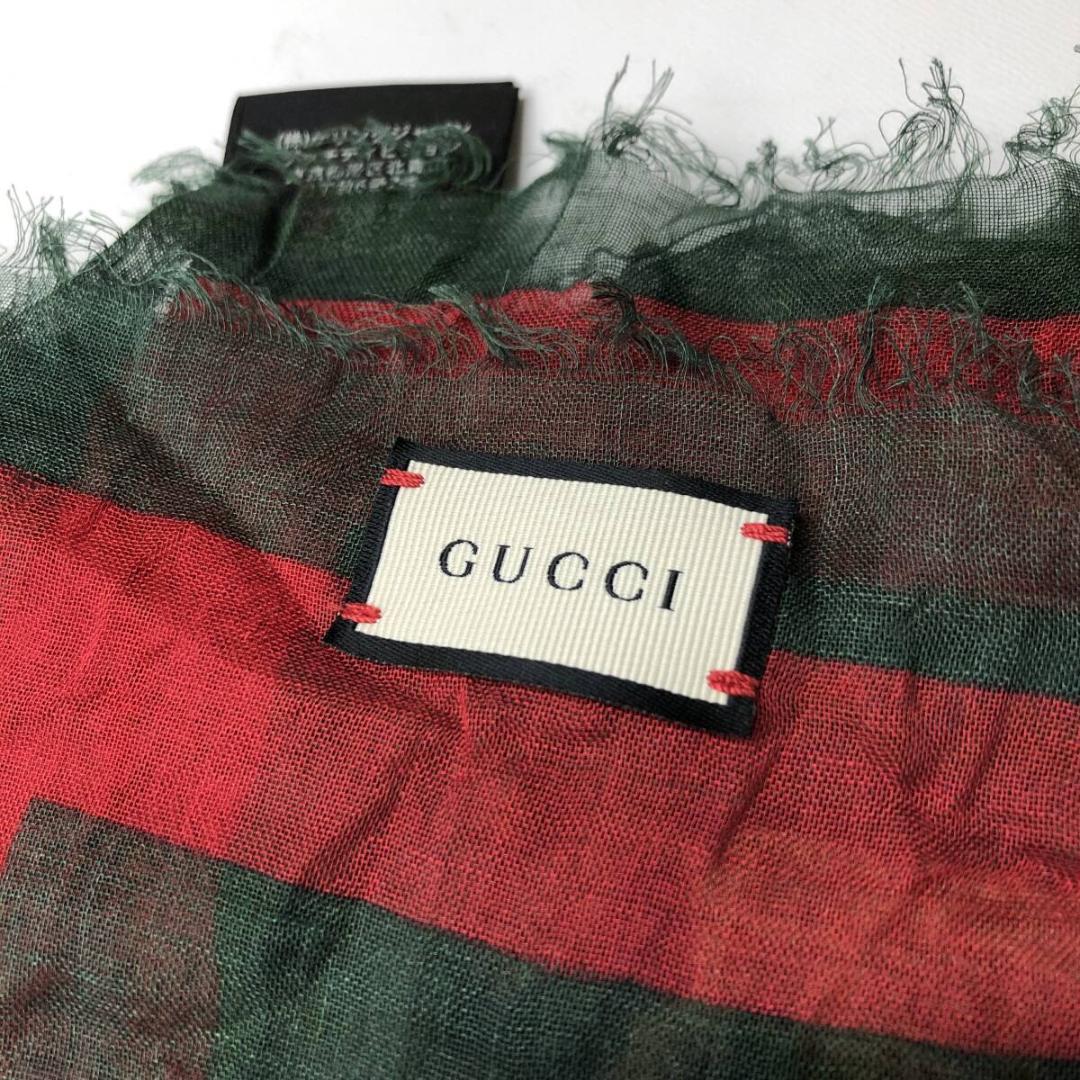 イタリア製 GUCCI グッチ レーヨン/シルク スカーフ レオパード - メルカリ