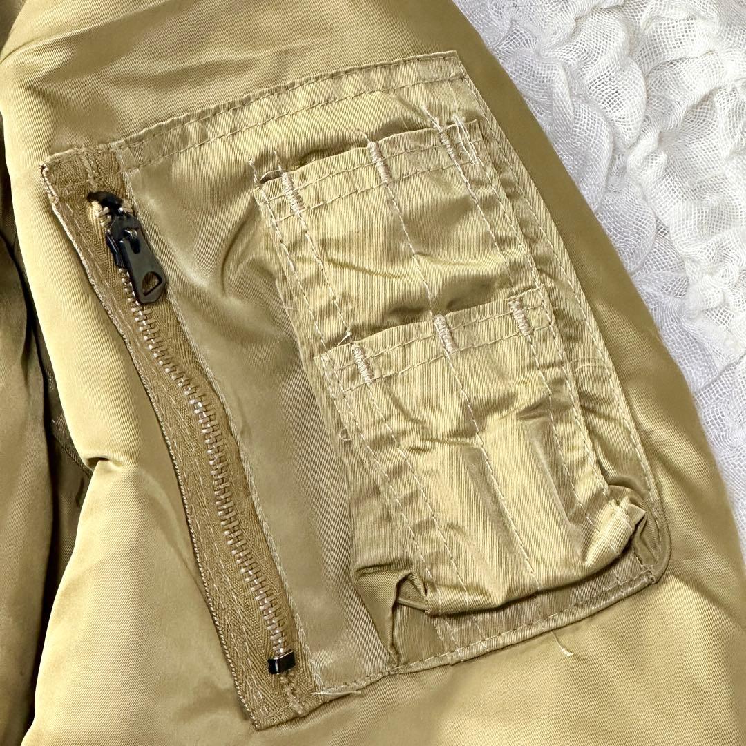 USA製 革胸タグ】90S アヴィレックス MA-1 フライトジャケット XL