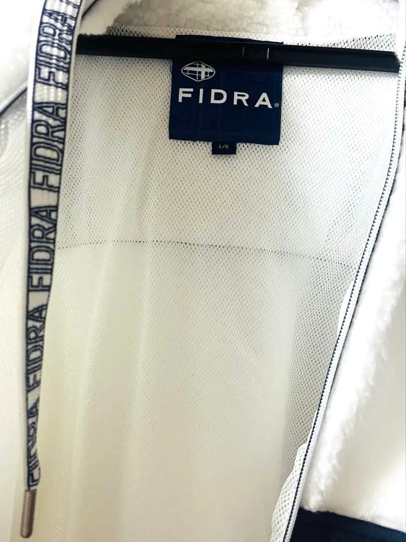 美品】フィドラ（FIDRA）ゴルフウェア防寒 保温 ボアジャケット レディース