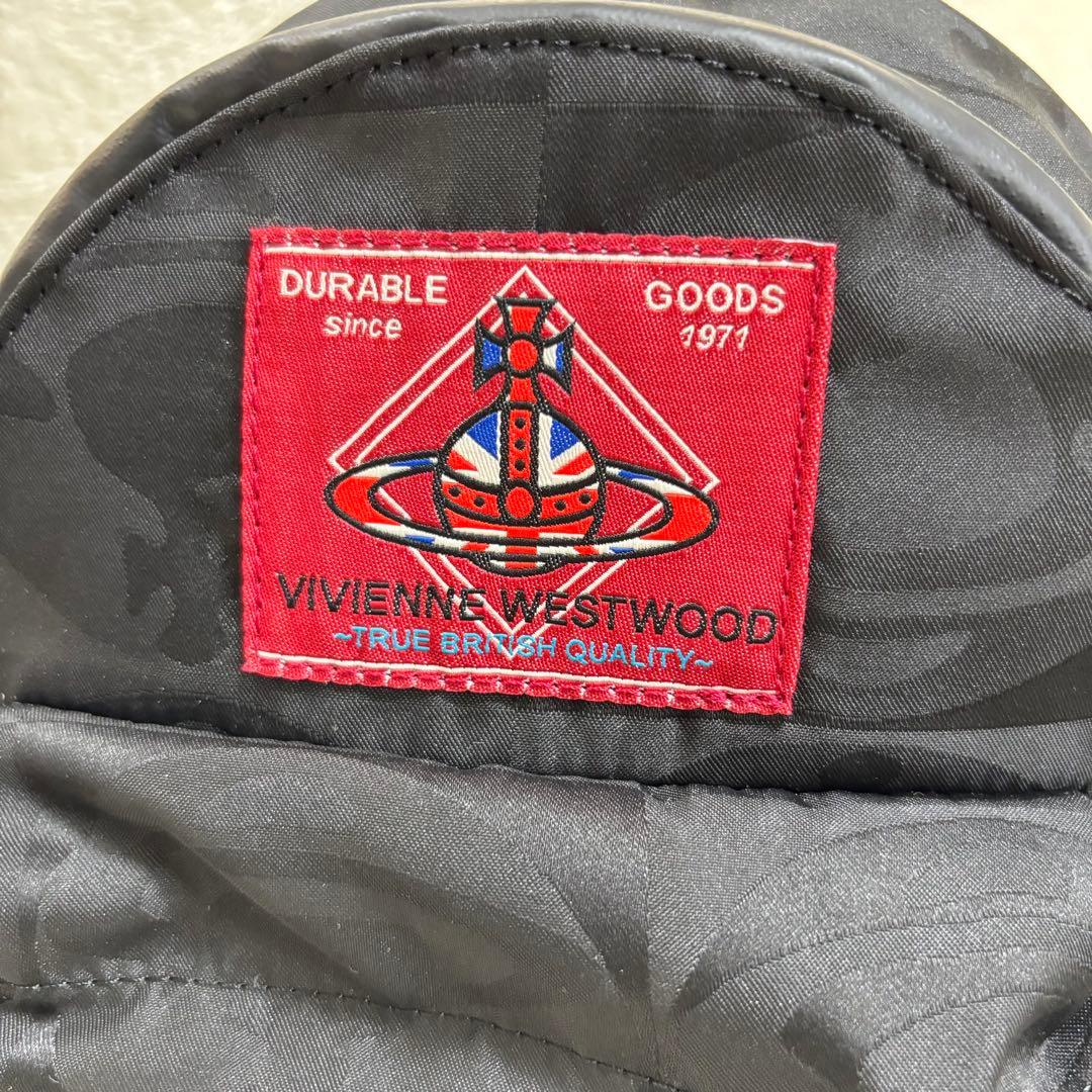 ヴィヴィアンウエストウッド CHEQUER ORB リュック S ブラック
