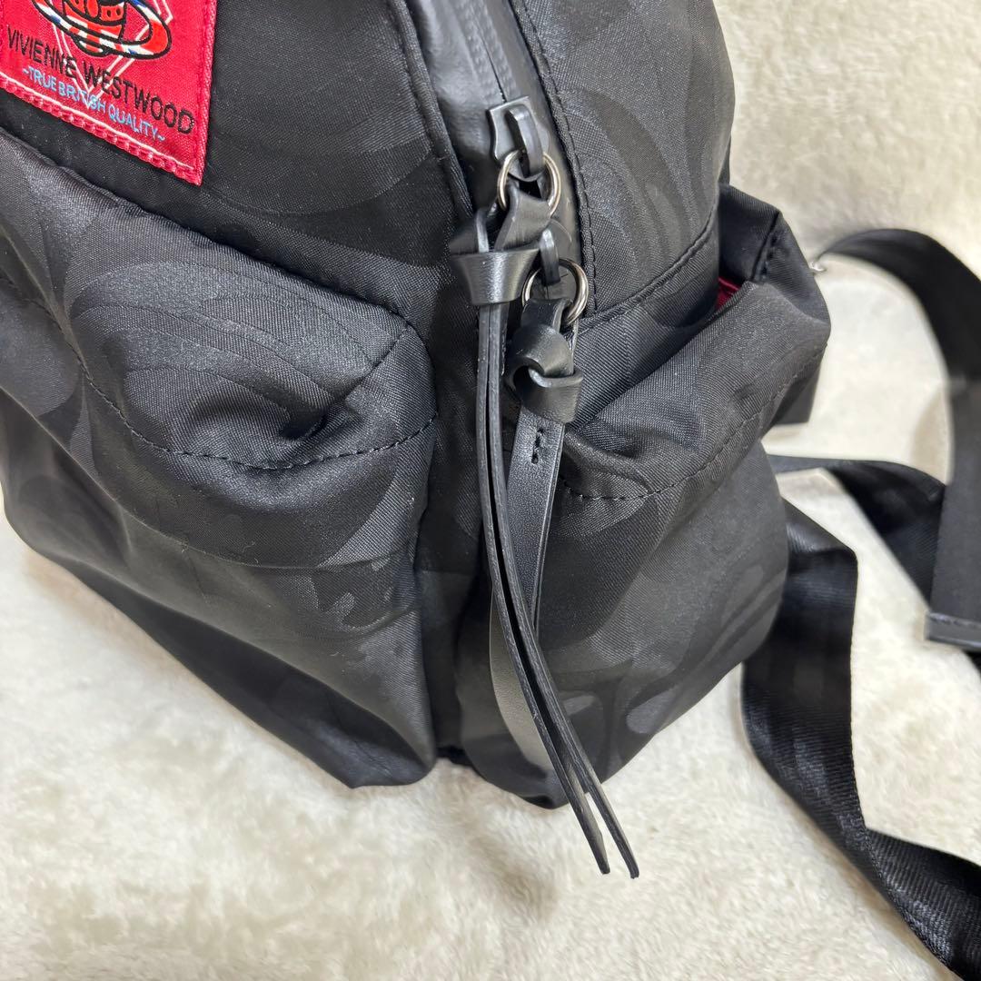ヴィヴィアンウエストウッド CHEQUER ORB リュック S ブラック