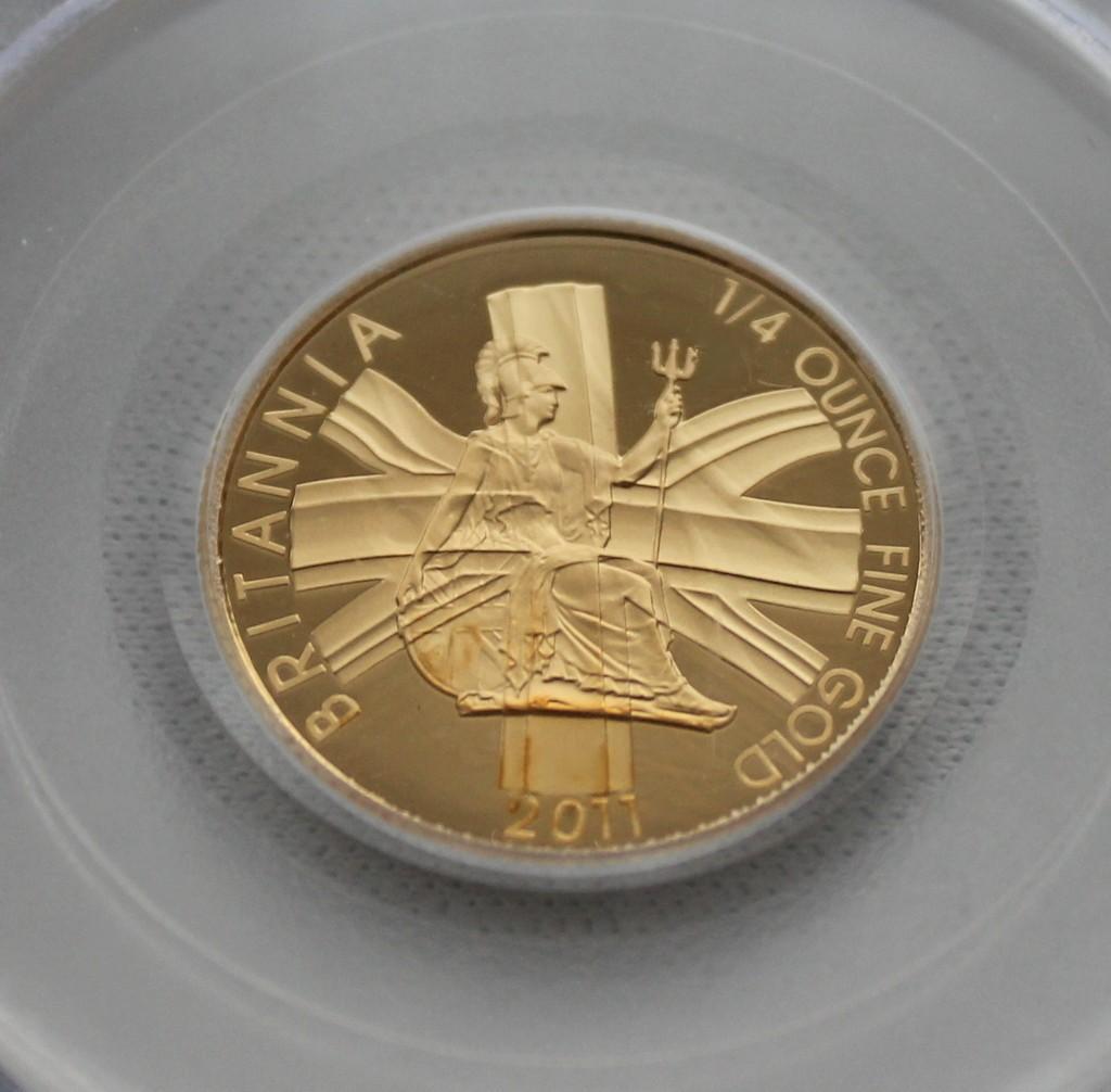カツさん専用 2011年 イギリス ブリタニア25ポンド金貨 PCGS PR70