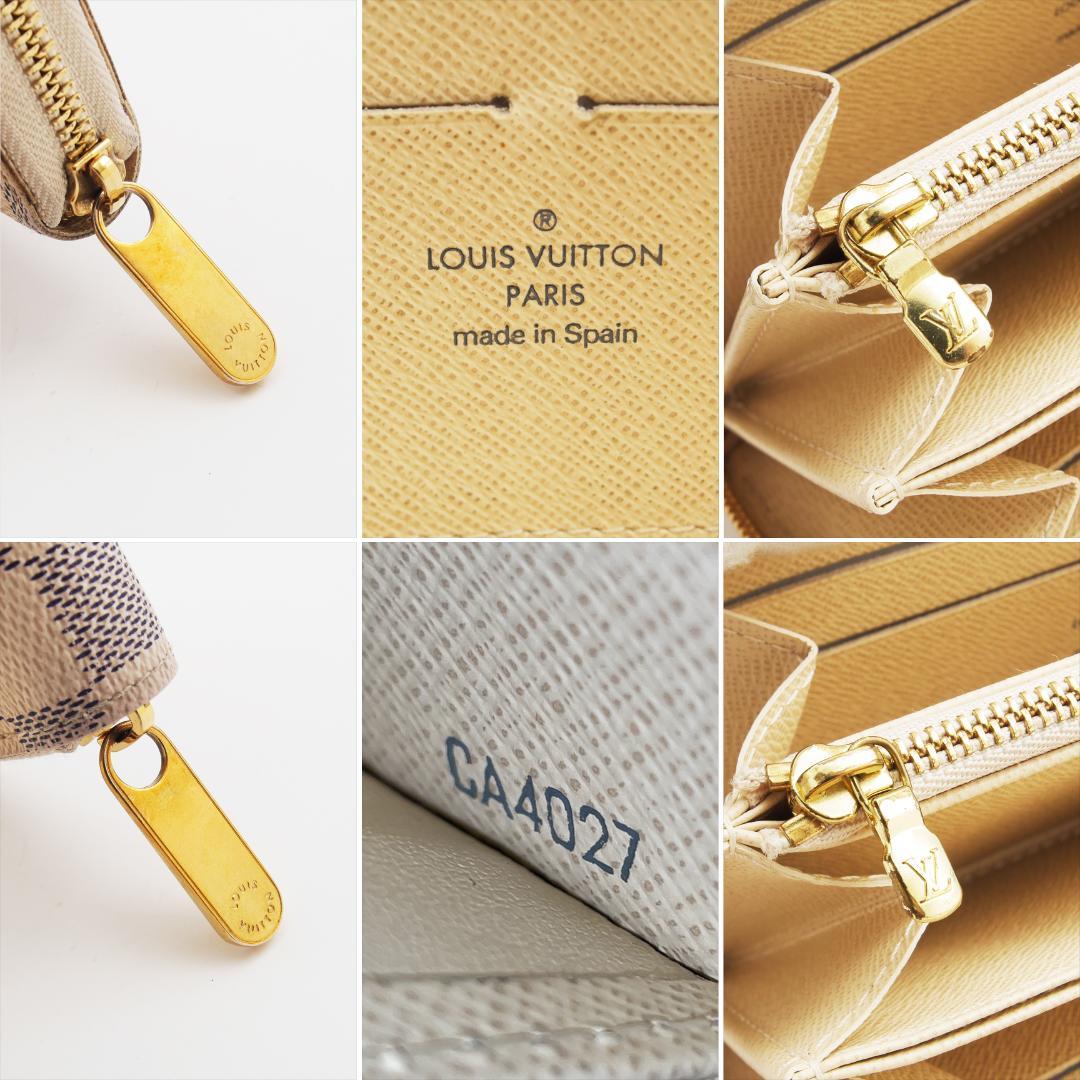 極美品✨ ルイヴィトン ダミエ アズール ジッピーウォレット 長財布