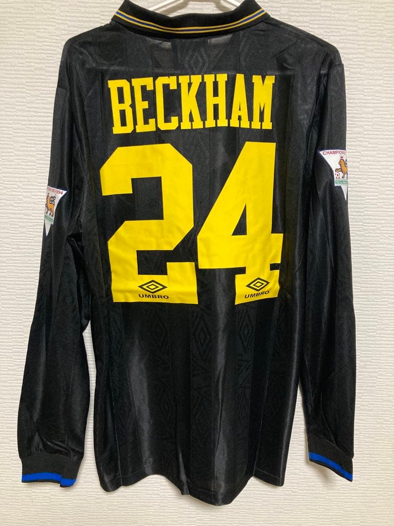 94-95マンチェスターユナイテッド ベッカム ユニフォーム(A) 新品未使用 マンチェスターユナイテッド 98/99 ベッカムユニフォーム