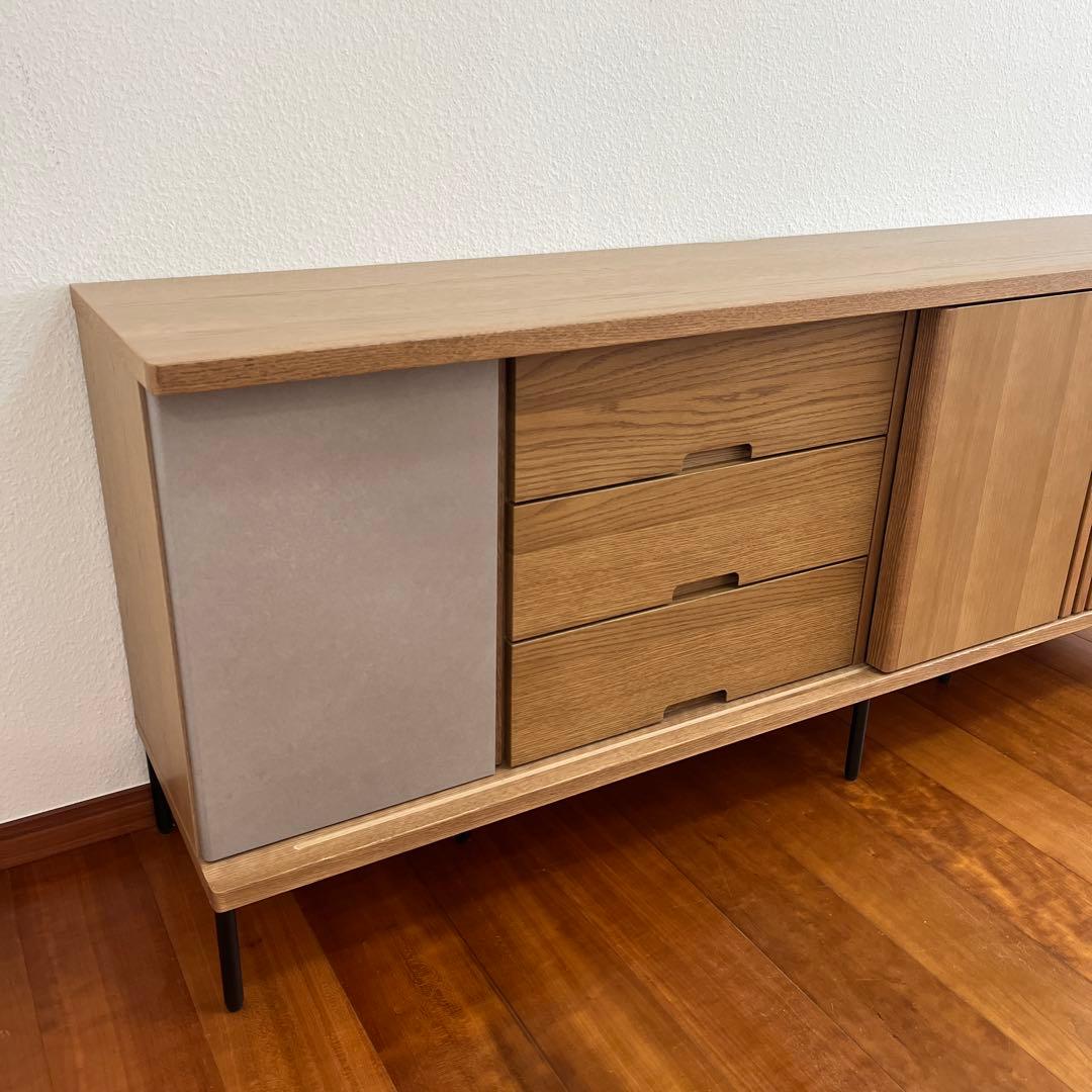 HIRO様専用】サイドボード MEUBLE 大川家具 W180cm×H70cm - メルカリ