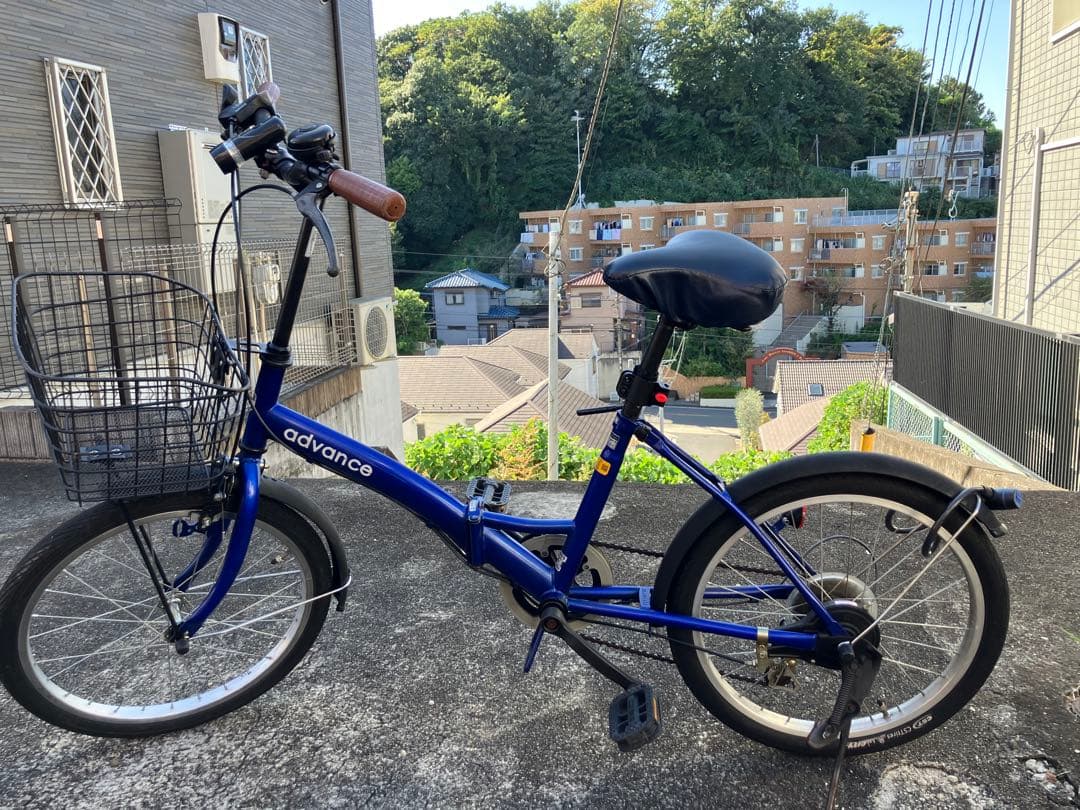 折りたたみ自転車 (直接引渡し限定) 完成品でお届け！折りたたみ自転車 20インチ シマノ製外装6段変速