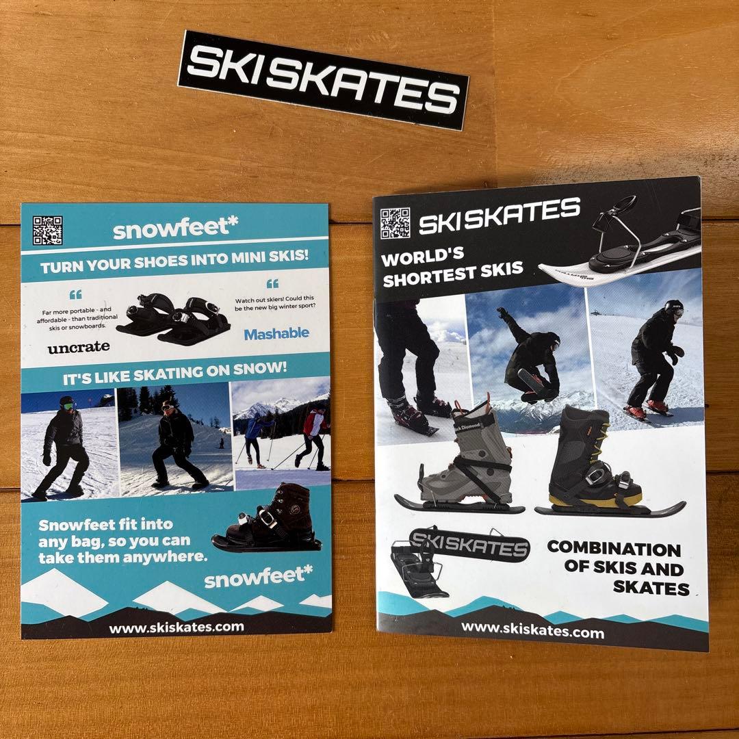 美品】使用回数2回 SKISKATES スノーボードブーツ用 Snowfeet - メルカリ