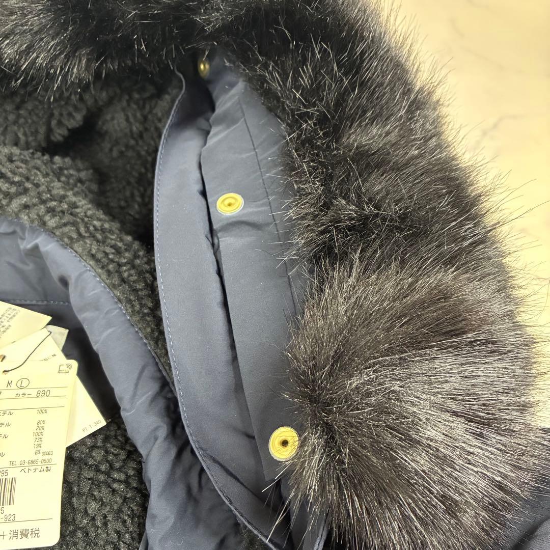 タグ付き✨PLST ポリエステルツイルモッズコート フード フ