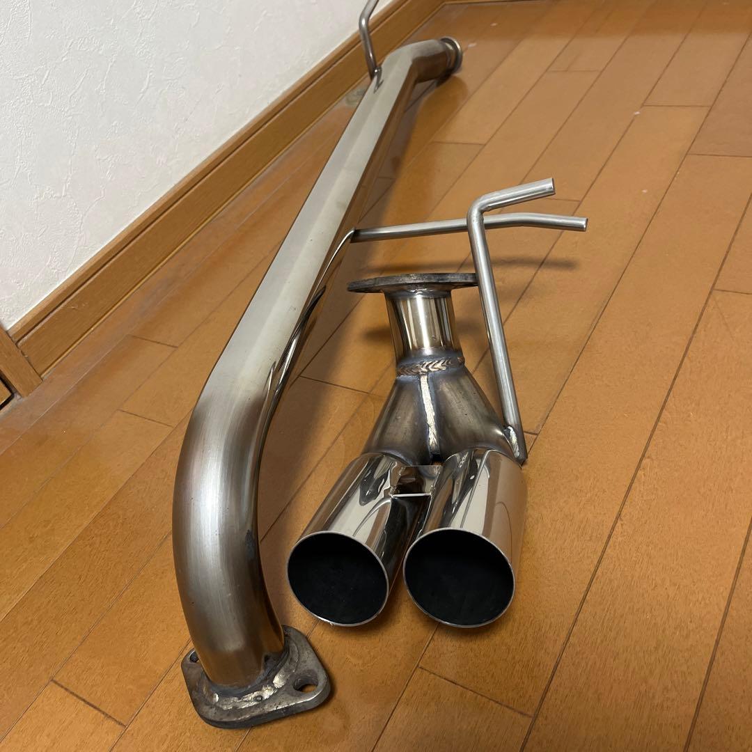 ワゴンR mh23s サムライパワー オールステンレスデュアルマフラー