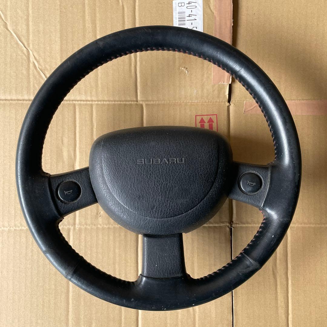 【希少】★スバル★ビビオRX純正ステアリング★当時物★サンバーディアスクラシック 希少】☆スバル☆ビビオRX純正ステアリング☆当時物☆サンバーディアス