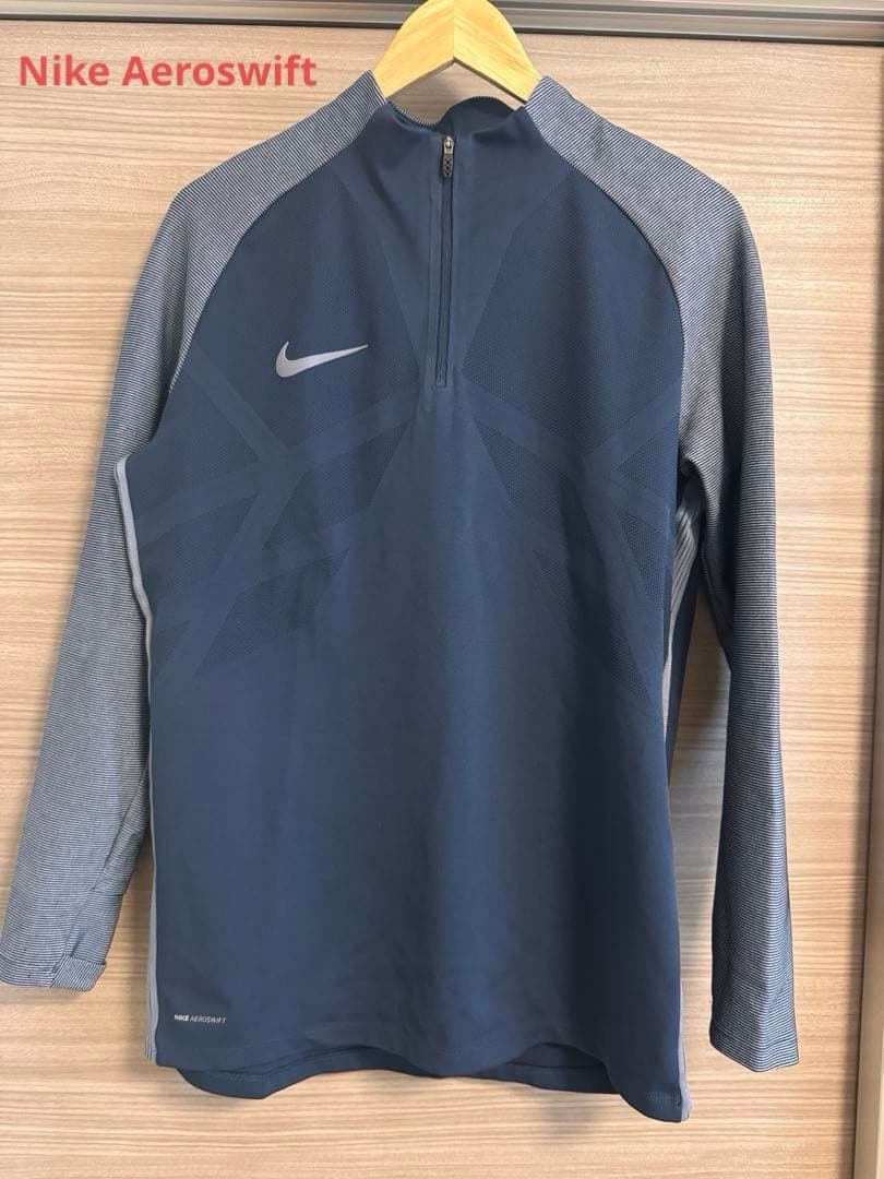 Nike Aeroswift 長袖 ドリルトップ ネイビー XL ナイキ - メルカリ