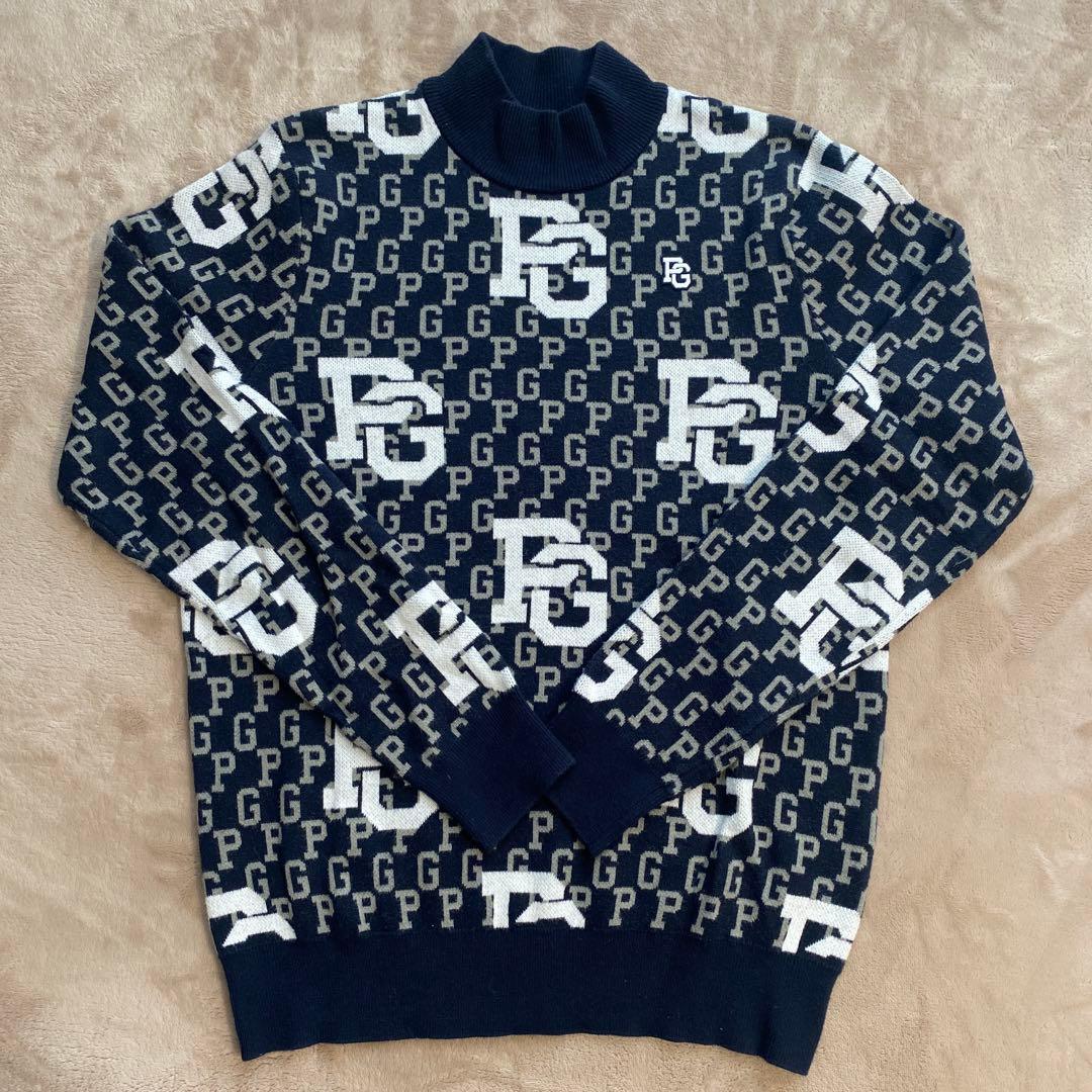 PEARLY GATES ネイビー セーター サイズ0 PEARLY GATES パーリーゲイツ カシミヤ ニットセーター ネイビー系 0
