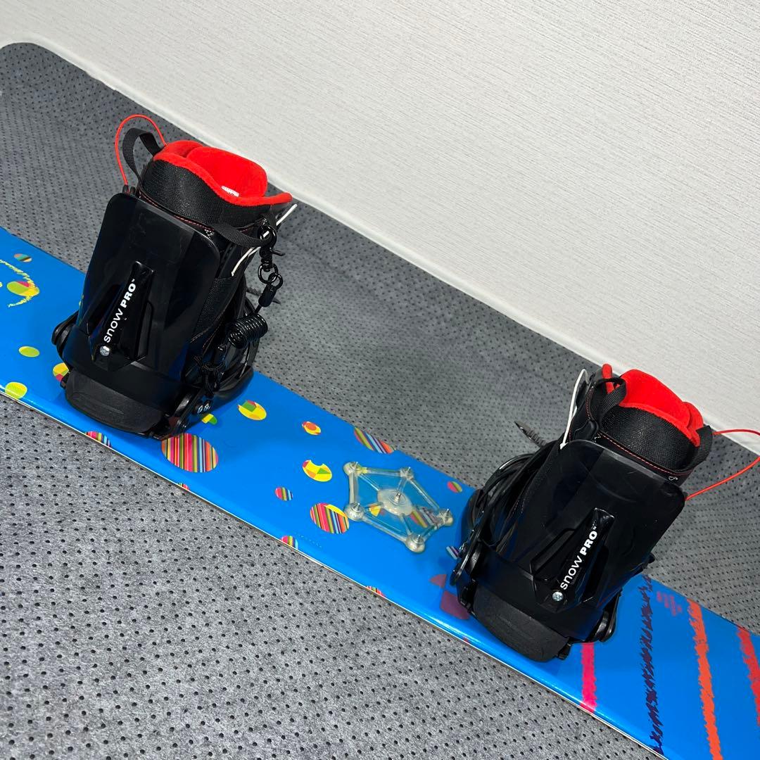 数回使用 キッズスノーボード SLQ 130cm＋バイン＋レースブーツ - メルカリ