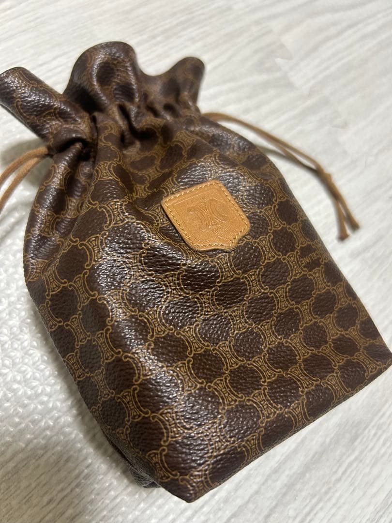 瑠衣　　CELINE マカダム　巾着ポーチ 楽天市場】セリーヌ CELINE 巾着型 ショルダーバッグ M14 マカダム