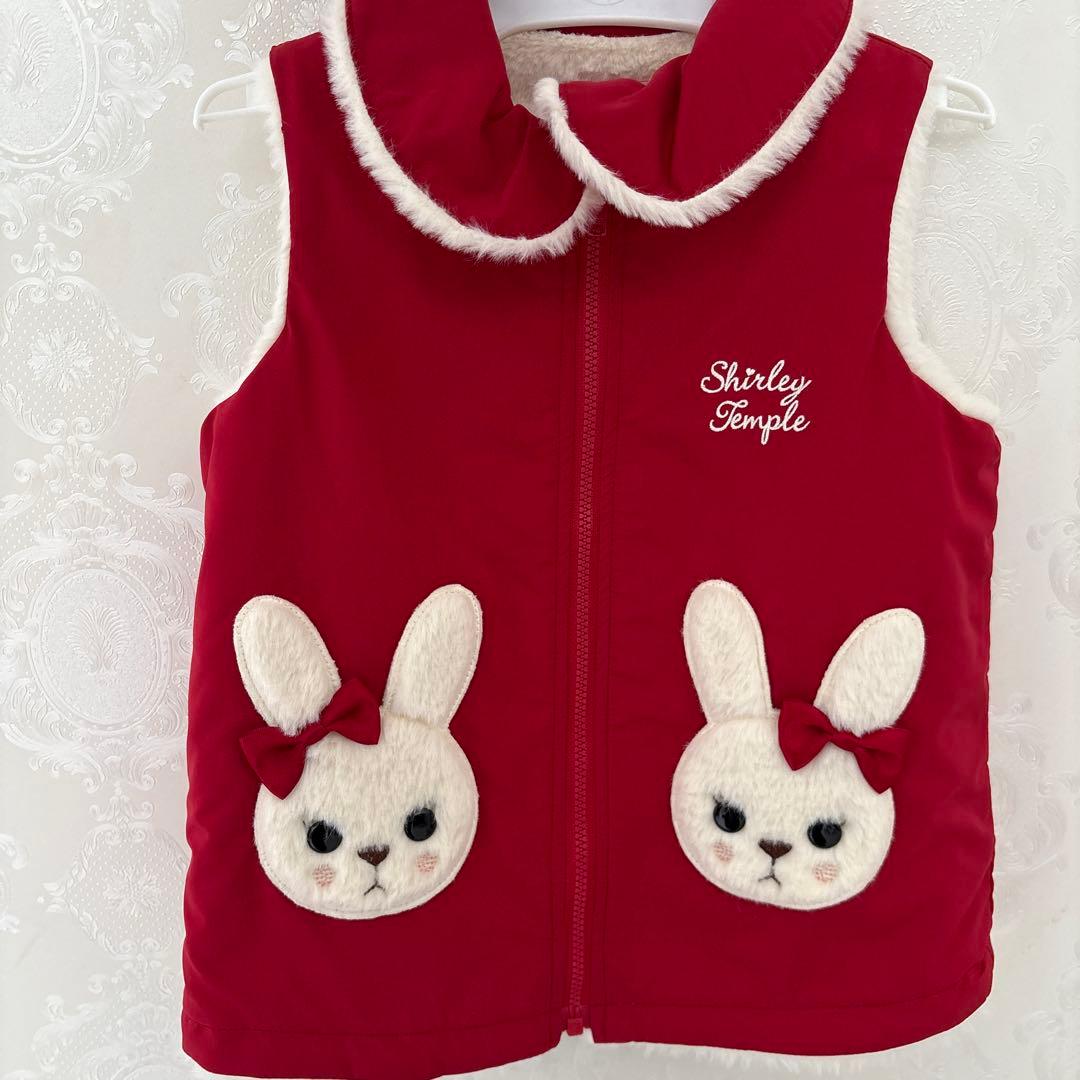 試着のみ♡シャーリーテンプル♡うさぎ♡赤♡ベスト♡8090べびふり♡アウター ベビー新作アイテム♪ｼｬｰﾘｰﾃﾝﾌﾟﾙ日本橋三越本店 | BLOG :: Shirley Temple