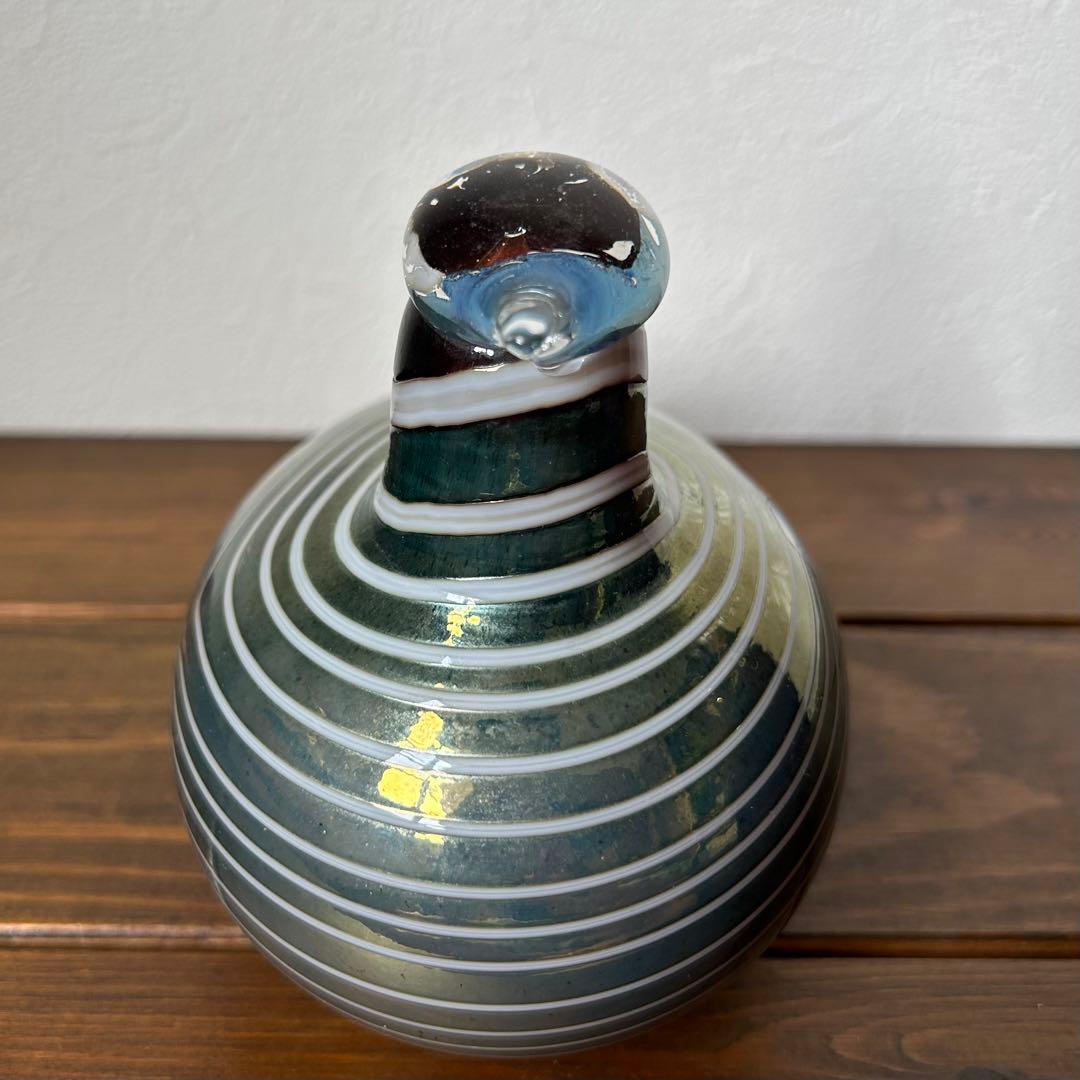 オイバ・トイッカ 長い尾の鳥 ガラスの鳥 オブジェ 置物 1981年 イッタラ