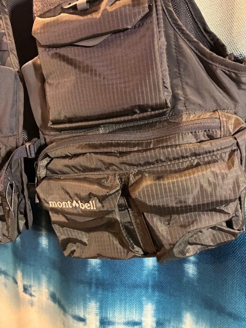 モンベル アジャスタブル アングラーベストL渓流釣り フライ