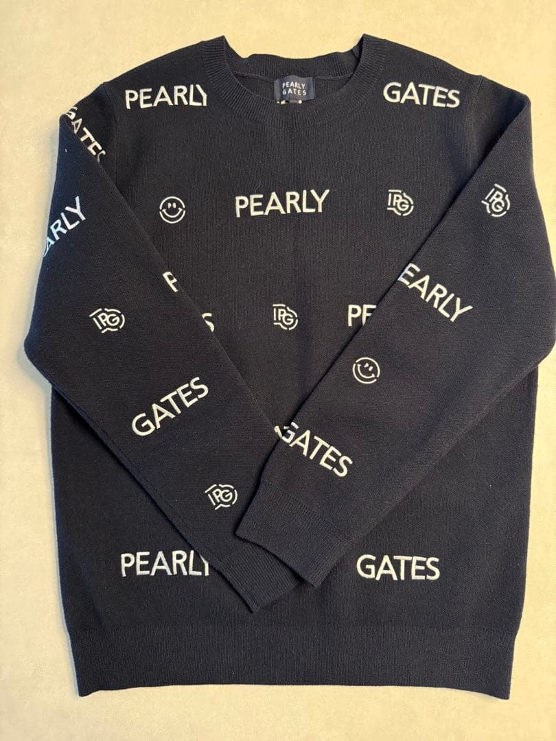 PEARLY GATES セーター ネイビー PEARLY GATES パーリーゲイツ カシミヤ ニットセーター ネイビー系 0